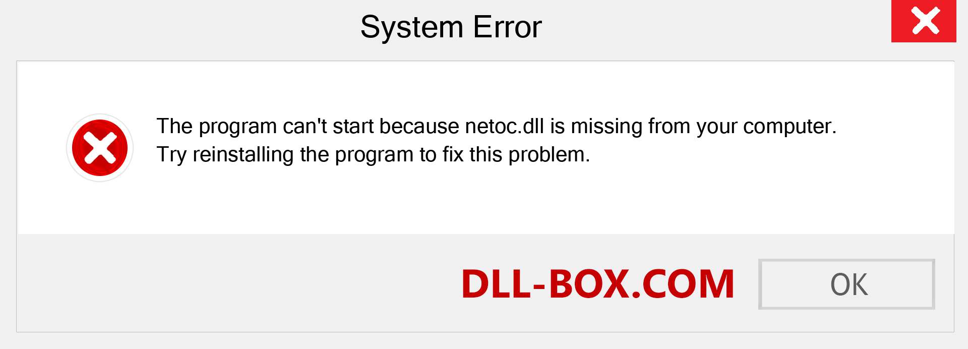  netoc.dll file is missing?. Download for Windows 7, 8, 10 - Fix  netoc dll Missing Error on Windows, photos, images